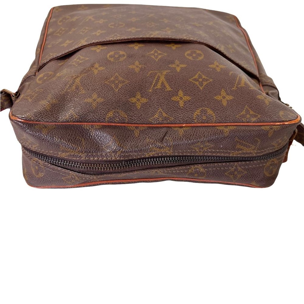 Authentic Louis Vuitton Shoulder Bag Marceau Brown Monogram Used LV Handbag Vint - Picture 2 of 14